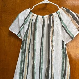 Caslon Multicolor Striped Dress